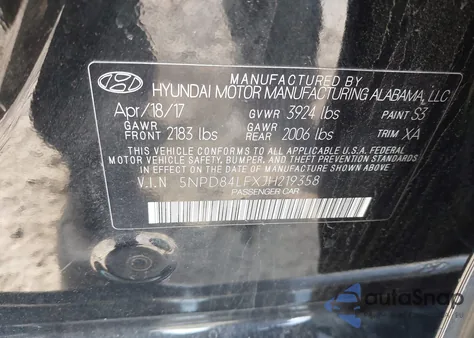 2018 Hyundai Elantra Sel из США, поврежденный, VIN 5NPD84LFXJH219358